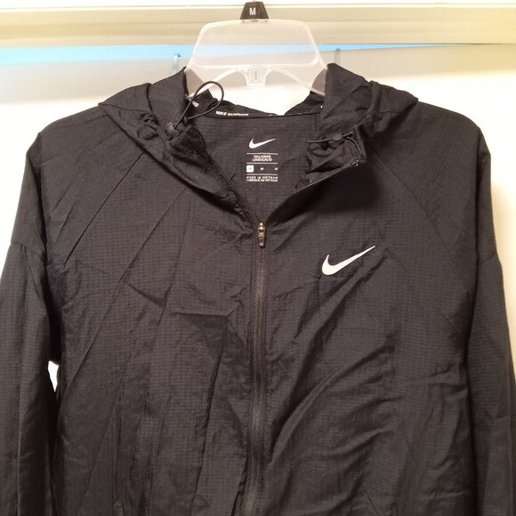 Nike Unisex Wind Breaker Running Zip Up Hooded Jacket sz M /B20 - Picture 2 of 8